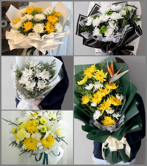 贵州铜仁市沿河县晓景乡苦竹村白事花束代送
